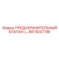 8973037796 ПРЕДОХРАНИТЕЛЬНЫЙ КЛАПАН Epiroc