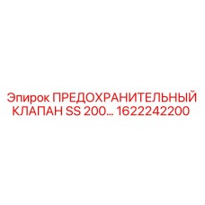1622242200 ПРЕДОХРАНИТЕЛЬНЫЙ КЛАПАН SS 200 Epiroc