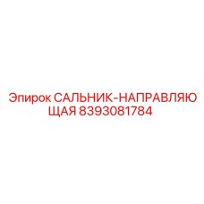 8393081784 САЛЬНИК-НАПРАВЛЯЮЩАЯ Epiroc