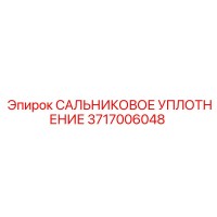 3717006048 САЛЬНИКОВОЕ УПЛОТНЕНИЕ Epiroc