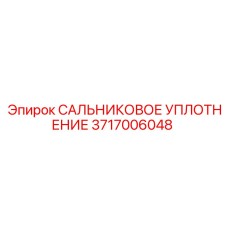 3717006048 САЛЬНИКОВОЕ УПЛОТНЕНИЕ Epiroc