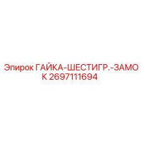 2697111694 ГАЙКА-ШЕСТИГР.-ЗАМОК Epiroc