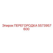 5573957600 ПЕРЕГОРОДКА Epiroc