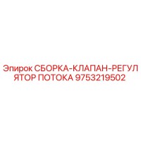 9753219502 СБОРКА-КЛАПАН-РЕГУЛЯТОР ПОТОКА Epiroc