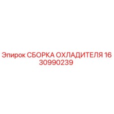 1630990239 СБОРКА ОХЛАДИТЕЛЯ Epiroc