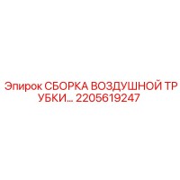 2205619247 СБОРКА ВОЗДУШНОЙ ТРУБКИ Epiroc