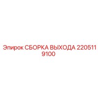 2205119100 СБОРКА ВЫХОДА Epiroc