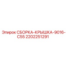 Оригинальная крышка электрошкафа 9016-C55 2202251291