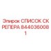 8440360081 СПИСОК СКРЕПЕРА Epiroc