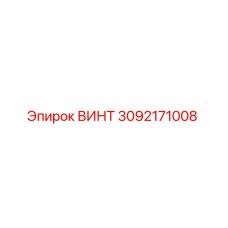 3092171008 ВИНТ Epiroc