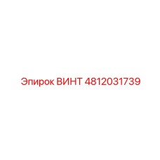 4812031739 ВИНТ Epiroc