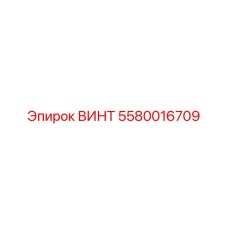 5580016709 ВИНТ Epiroc