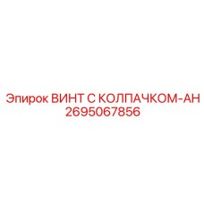 2695067856 ВИНТ С КОЛПАЧКОМ-AH Epiroc