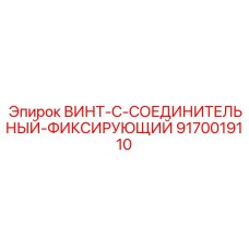 9170019110 ВИНТ-C-СОЕДИНИТЕЛЬНЫЙ-ФИКСИРУЮЩИЙ Epiroc