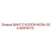 95919775 ВИНТ С КОЛПАЧКОМ-35А Epiroc