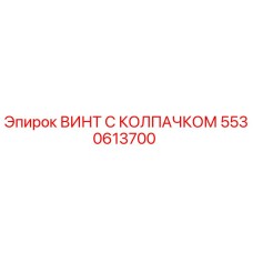 5530613700 ВИНТ С КОЛПАЧКОМ Epiroc