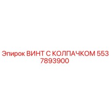 Оригинальный винт 5537893900 Epiroc с защитным колпачком