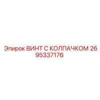 2695337176 ВИНТ С КОЛПАЧКОМ Epiroc