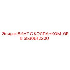 Винт с колпачком GR8 5530612200 производства Epiroc