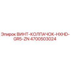 4700503024 ВИНТ-КОЛПАЧОК-HXHD-GR5-ZN Epiroc