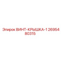 2695480315 ВИНТ-КРЫШКА-1 Epiroc