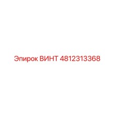 4812313368 ВИНТ Epiroc