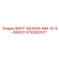 5730082617 ВИНТ-M24X55-MM-10-9-DIN912 Epiroc