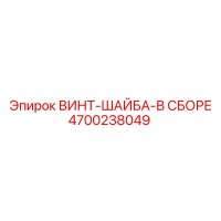 4700238049 ВИНТ-ШАЙБА-В СБОРЕ Эпирок