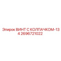 2696721022 ВИНТ С КОЛПАЧКОМ-134 Epiroc