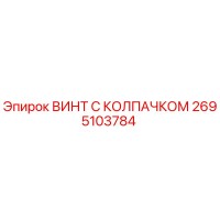 2695103784 ВИНТ С КОЛПАЧКОМ Epiroc