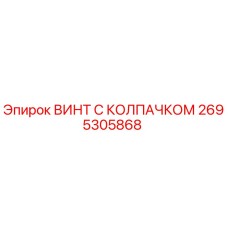 2695305868 ВИНТ С КОЛПАЧКОМ Epiroc