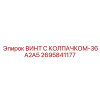 2695841177 ВИНТ С КОЛПАЧКОМ-36A2A5 by Epiroc