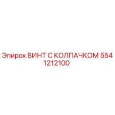 Оригинальный винт с защитным колпачком 5541212100 производства Epiroc