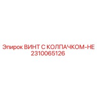 2310065126 ВИНТ С КОЛПАЧКОМ-HE Epiroc