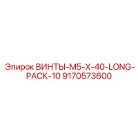 9170573600 ВИНТЫ-M5-X-40-LONG-PACK-10 Epiroc