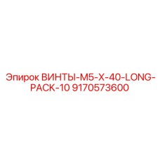 9170573600 ВИНТЫ-M5-X-40-LONG-PACK-10 Epiroc