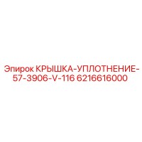 6216616000 КРЫШКА-УПЛОТНЕНИЕ-57-3906-V-116 Epiroc