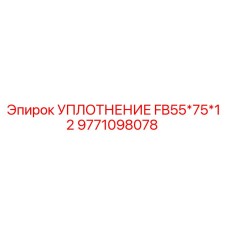 9771098078 УПЛОТНЕНИЕ FB55*75*12 Epiroc