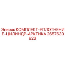 Оригинальный уплотнительный комплект 2657630923 для цилиндров Epiroc Arctic