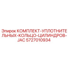 5727010934 КОМПЛЕКТ-УПЛОТНИТЕЛЬНЫХ-КОЛЬЦО-ЦИЛИНДРОВ-JAC Epiroc