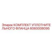 6060008095 КОМПЛЕКТ УПЛОТНИТЕЛЬНОГО ФЛАНЦА Epiroc