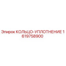 1619758900 КОЛЬЦО-УПЛОТНЕНИЕ Epiroc