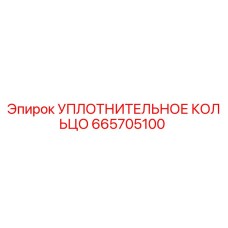 Уплотнительное кольцо 665705100 Epiroc