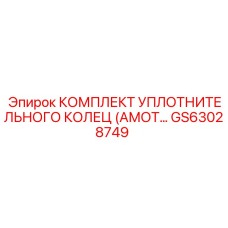 GS63028749 КОМПЛЕКТ УПЛОТНИТЕЛЬНОГО КОЛЕЦ (АМОТ) Epiroc