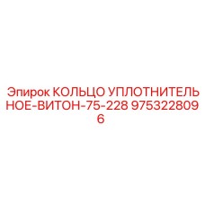 9753228096 КОЛЬЦО УПЛОТНИТЕЛЬНОЕ-ВИТОН-75-228 Epiroc