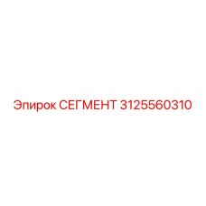 3125560310 СЕГМЕНТ Epiroc