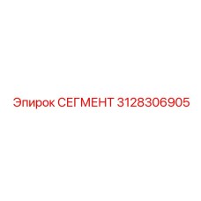 3128306905 СЕГМЕНТ Epiroc