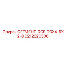 6212820300 СЕГМЕНТ-RCS-70X4-5X2-8 Epiroc