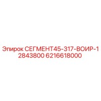 6216618000 СЕГМЕНТ45-317-ВОИР-12843800 Epiroc
