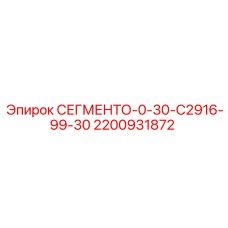 2200931872 СЕГМЕНТО-0-30-C2916-99-30 Epiroc